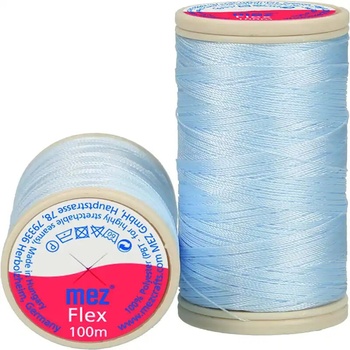 Elastická polyesterová nit 1038 Světle modrá