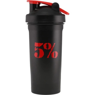 Rich Piana 5% Nutrition 5% Logo Shaker [700 мл] Черен
