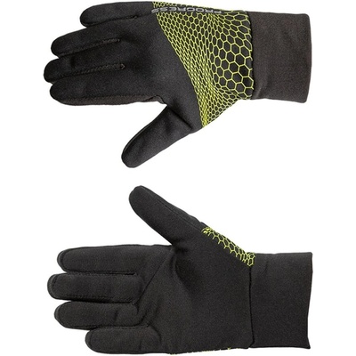 Progress Coolio Gloves detské zimné rukavice čierna/limetka