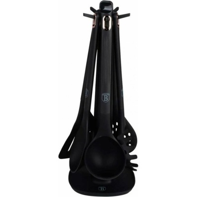 Kuchynské náčinie sada 6 ks so stojanom Black Rose Collection
