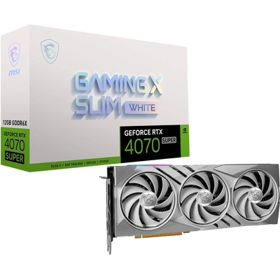 MSI GeForce RTX 4070 SUPER GAMING X SLIM WHITE 12 GB GDDR6X 192bit (V513-632R)