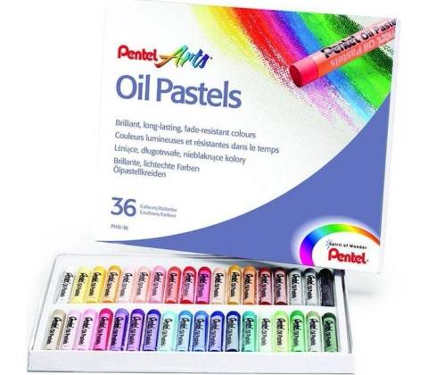 Pentel Olejové pastely 36 barev