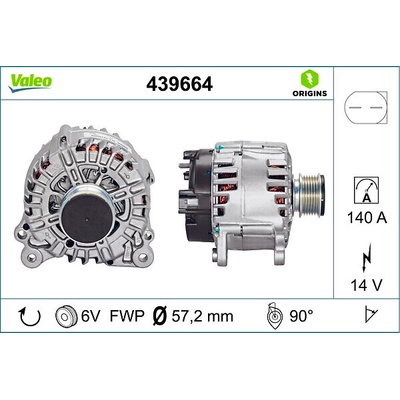 Alternátor VALEO 439664