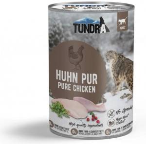TUNDRA grain free - консерва за котки с чисто пилешко месо, БЕЗ ЗЪРНО, 400 гр, Германия - 715ve