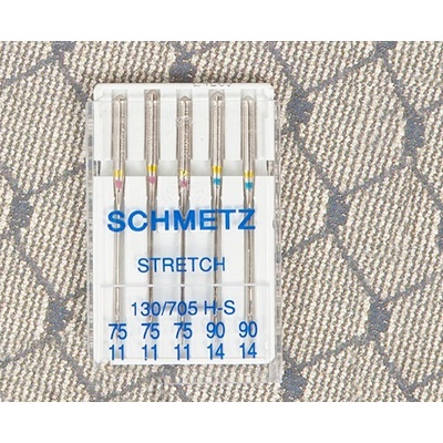 Jehly strojové H 705 STRETCH, jehla do šicího stroje, 5 ks – Zboží Dáma