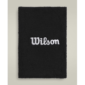 Wilson U wide terry wristbands черно, бяло uni (wu00087511bka)