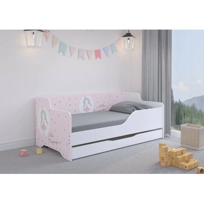 Wooden Toys Lilu 3 princezna biela + zásuvka Pravá strana