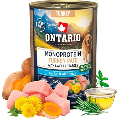 Ontario Adult monoprotein krůtí pate s batáty 400 g