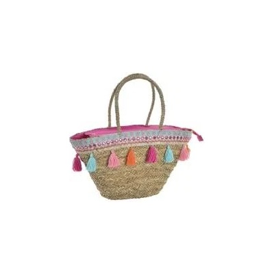 DKD Home Decor Чанта DKD Home Decor полиестер Многоцветен 10 % полиестер Сламка (51 x 16 x 30 cm)