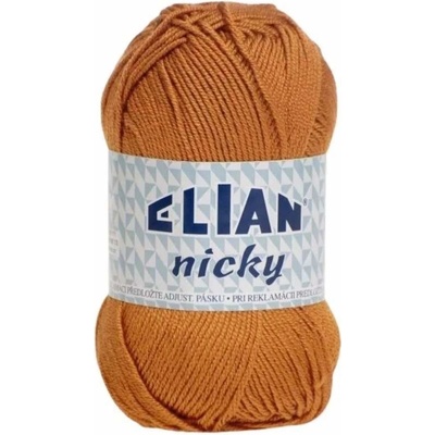 Pletací příze Elian Nicky 2174 - hnědá