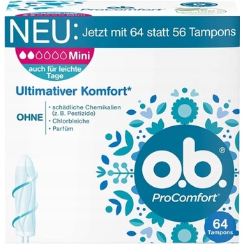 O.B. tampóny ProComfort Mini 64 ks