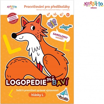 Logopedie mě baví - hláska L + samolepky - Kosmas s.r.o.HK