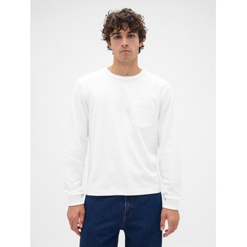 GAP Тениска Heavyweight GAP GAP | Byal | МЪЖЕ | XL