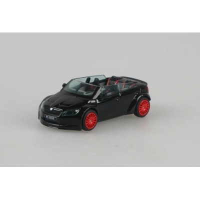 Abrex škoda FABIA II facelift RS2000 CONCEPT CAR 2011 Černá 1:43