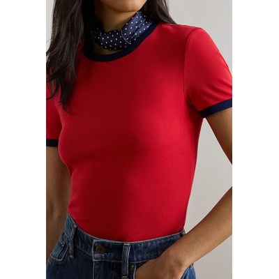 Lauren Ralph Lauren тениска basic дамски от памук (200P09077)