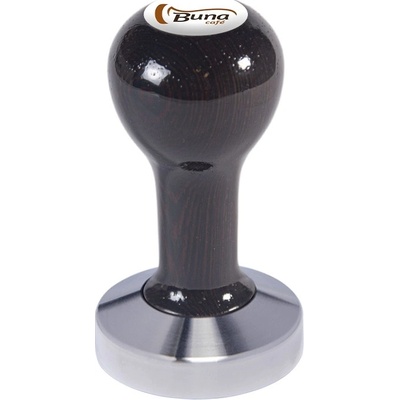 Buna Café Tamper wenge, lak, SP, nerez mat, plochý 58 mm