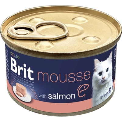 Brit Premium by Nature Cat Mousse Salmon 85 g
