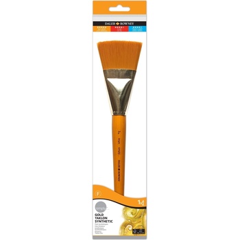 Daler-Rowney Simply Acrylic Brush Gold Taklon Synthetic Плоска четка 2 Bright (216920100)