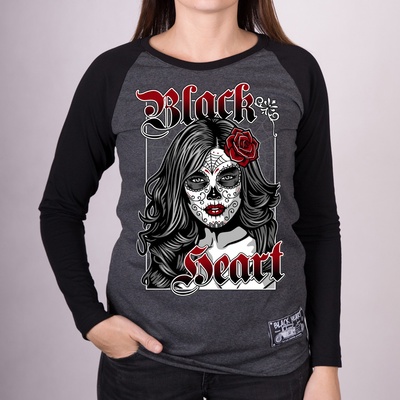 Black HEART MUERTE RG šedá