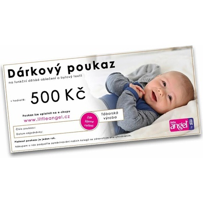 Little Angel-Dárkový šek 500,- Kč Little Angel elektronický