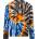 OFF WHITE Блуза OFF WHITE Men's Tie Dye Sweater All-over Multicoloured - Black White