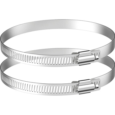 2 kusy Hadicové spony 125 mm, HG Power Nerezová Hadicová spona Nastavitelný průměr 118-140 mm pro – Sleviste.cz