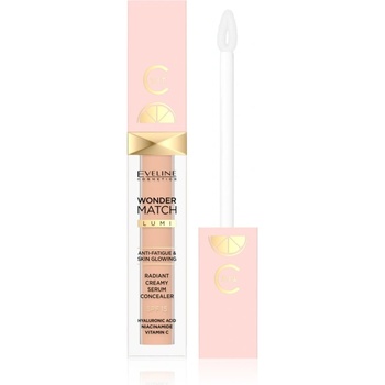 Eveline Cosmetics Wonder Match Lumi озаряващ коректор SPF 25 цвят 20 Nude 6, 8ml