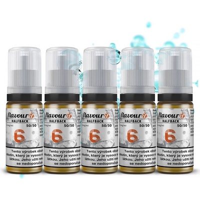 Flavourit PG50/VG50 6mg 5x10ml