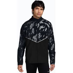 Nike Мъжко яке за бягане Nike Miler Repel UV Printed black/black