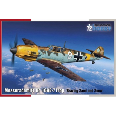 Špecial Hobby SH72462 Bf 109E-7Trop Braving Sand and Snow 1:72