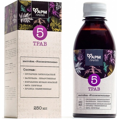 Farmgrup TINKTÚRA Z 5 BYLÍN UPOKOJUJÚCA 250 ml