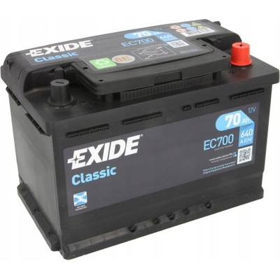 Exide Classic 12V 70Ah 640A EC700