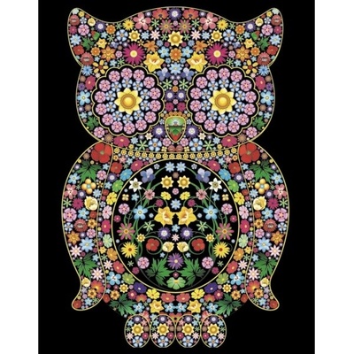 Colorvelvet Sametový obrázek Sova 50x70cm COLORVELVET - RC_307107