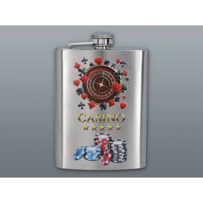 Ploskačka nerezová CASINO 240 ml