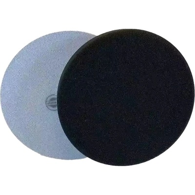 Hermes 6128481 Leštící houbička 150 x 25 mm, s velur, Brilliance hladká, rovný tvar, zaoblená hrana, šedá, měkká