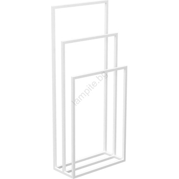 Luminex Закачалка за кърпа 105x45 см бяла (LU9901)
