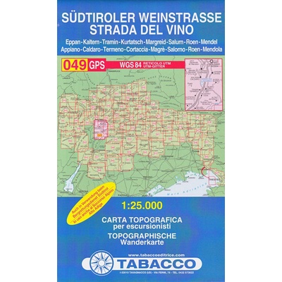 Strada del Vino Südtiroler Weinstrasse Tabacco 49