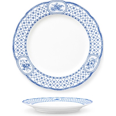 Thun 1794 Rose mělký talíř s dekorem ornament porcelánový