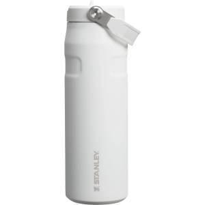 STANLEY 1913 Flip Straw drinking bottle with straw 0.7L - thermal mug cools for 10 hours - 3 days ice-cold - BPA-free - leak-proof - for cup holders - dishwasher safe - frost - 10-11283-144 (10-11283-144)