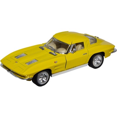 Kinsmart Corvette Sting Ray 1963 žlutá 1:36