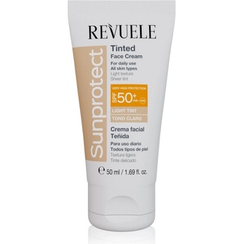Revuele Sunprotect Tinted Face Cream тониращ защитен крем SPF 50+ цвят Light Tint 50ml