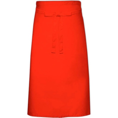 Link Kitchen Wear Kuchařská zástěra Xxl X70140 Red -ca. Pantone 200 70 x 140 cm