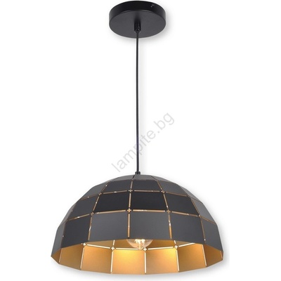 Top Light Apolo 30C - Пендел 1xE27/40W/230V златист/черен (TP1603)