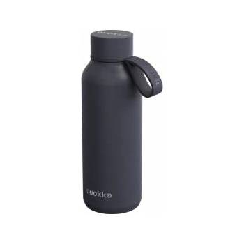 QUOKKA Solid With Strap - 510 ml Stainless Steel Thermal Bottle with Strap (Slate)