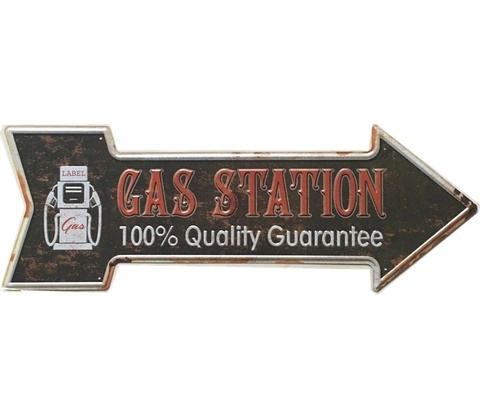 Ceduľa Gas Station