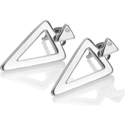 Hot Diamonds Stříbrné náušnice Paired DE885