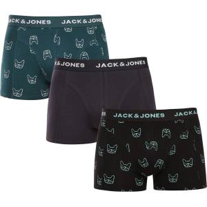 Jack & Jones Набор от три - мъжки боксерки Jack and Jones многоцветни Jack & Jones | Cheren Zelen Mnogotsveten | МЪЖЕ | L