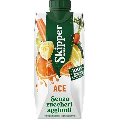 Skipper Zuegg džús z ovocia a zeleniny bez pridaného cukru 18 x 0,33 l
