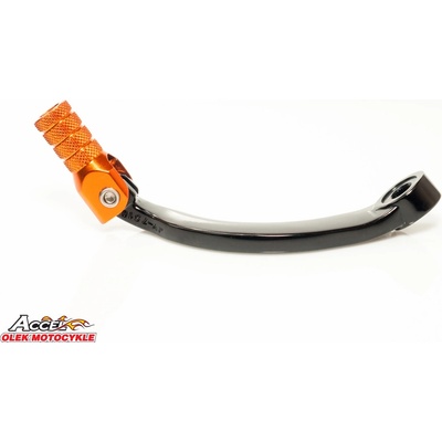 ACCEL páka řazení KTM DUKE 690 08-19, SUPER DUKE 690 09-17 hliníková barva černá, koncovka oranžová (7503403100)