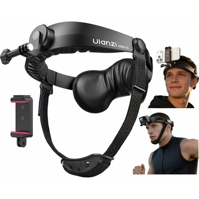 Ulanzi Držák na hlavu pro kameru GoPro Dji Insta360 + držák telefonu 360° / Hero 01 SB11984